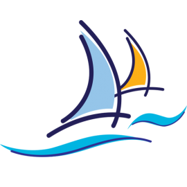 Λογότυπο in-heritage δύο καραβάκια